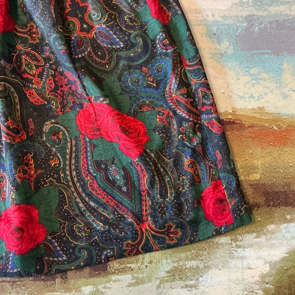VINTAGE WORTHINGTON - Pleated Floral Skirt - Picture 3 of 9